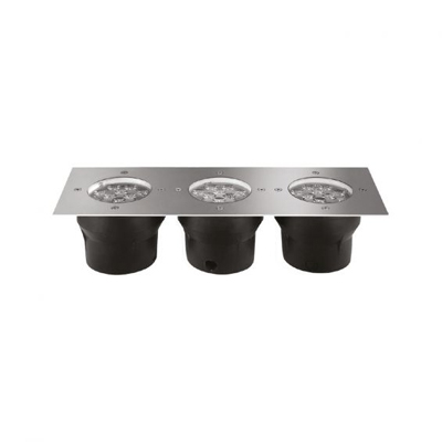 چراغ دفنی سه ردیفه 36 وات برند شعاع کد SH-1293-3x12W