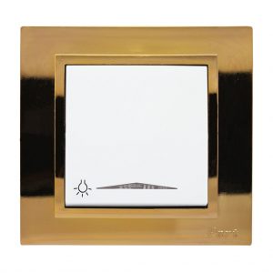 قاب پارت طلایی و کلید راه پله آذین 5055-4015 پارت الکتریک