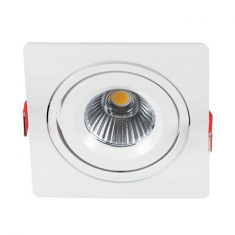 چراغ سقفی توکار 9 وات شعاع مدل  SH-6301-1x9W