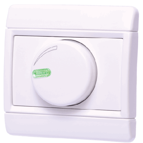 دیمر لامپ (800w) سفید توکار مدل رایان دلند الکتریک