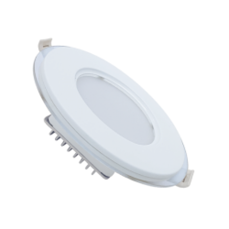 پنل 18 وات گرد دور شیشه ای لایت مهتابی-LED پارس شهاب