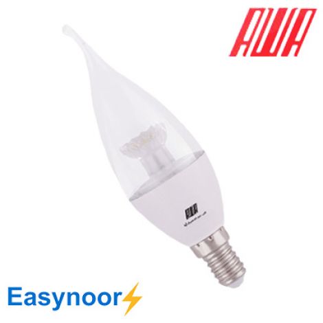 لامپ ال ای دی اشکی 7 وات شفاف آوا پایه E14